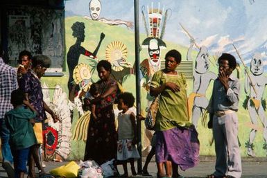 Papua New Guinea: Bus Stop