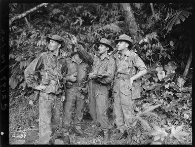 A brigade being trained on Treasury Island