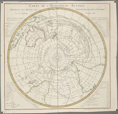 Carte de l'Hemisphere Austral