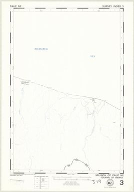 Milinch of ... : fourmil of ... (3 - Fourmil of Wewak - Milinch of Paup NE)