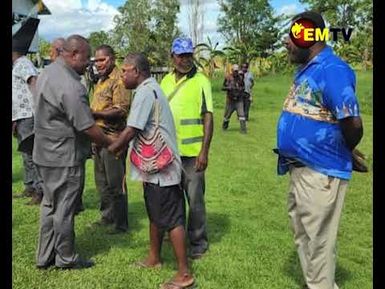 PM MARAPE VISITS ESP DISASTER AFFECTED DISTRICTS