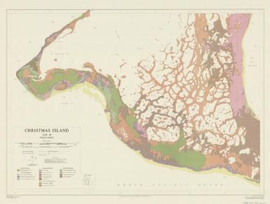 Christmas Island: Vegetation (Map 4b)