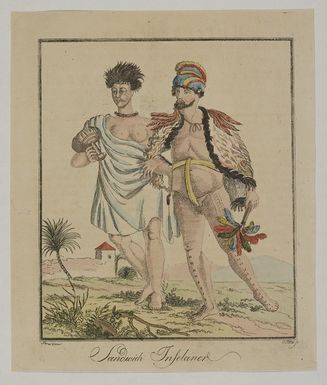 Artist unknown :Sandwich Inselaner. [C or O] Tittel sc. [ca 1800]