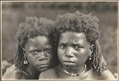 Emo types [two children looking directly at the camera] Frank Hurley