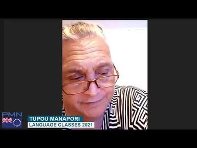 Cook Islands Language Classes 2021 | Tupou Manapouri Live on #PMNCOOKS