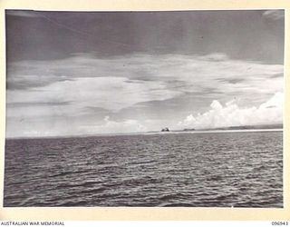 BOUGAINVILLE, 1945-09-17. ENTRANCE TO NUMA NUMA HARBOUR ON THE EAST COAST