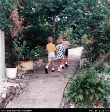 Philp, Wendy and Ian Edwards go off to school