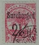 Stamp: Samoan Two and a Half Pence