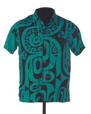 Marquesan patterned child's shirt