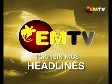 TOKPISIN NIUS HEADLINES, Friday 20th November 2020