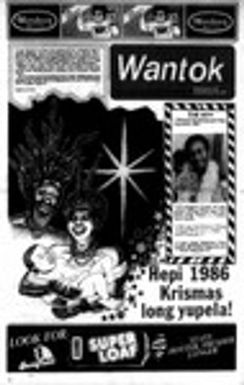 Wantok Niuspepa--Issue No. 0653 (December 25, 1987)