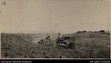 Breaking up land at Matavolivoli