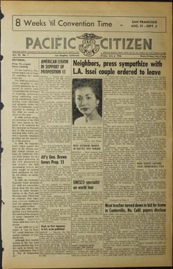 Pacific Citizen, Vol. 43, No. 1 (July 6, 1956)