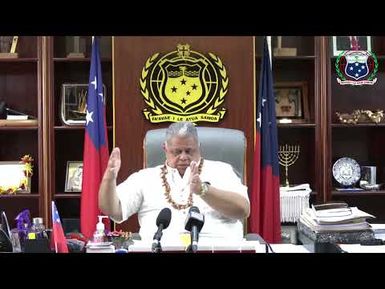 Feiloa'iga 'a le Palemia Laaulialemalietoa Leuatea Polataivao Fosi Schmidt & Media - 18 MAR 2026