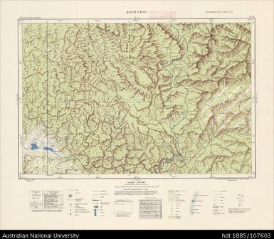 Indonesia, Western New Guinea, Koewawin, Series: Nederlands-Nieuw-Guinea, Sheet 8-G, 1957, 1:100 000