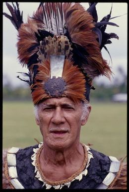 South Pacific Festival of the Arts, Apia, 1996. Tahitian man