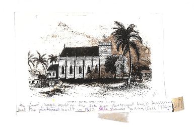 Photo of Avarua Chapel, Rarotonga, built 1853