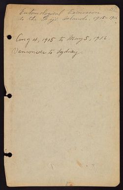 Diary, 1915-1916