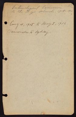 Diary, 1915-1916
