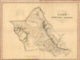 Oahu, Hawaiian Islands, map by C.J. Lyons ... finished map by Richd. Covington