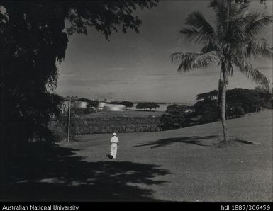 Mill Officer walking across property