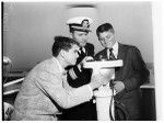 News carriers tour SS "Lailani", 1957