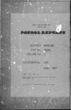 Patrol Reports. Morobe District, Pindiu, 1966 - 1967