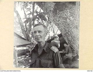 BRANDI, NEW GUINEA, 1945-09-07. LIEUTENANT-COLONEL F.H.M. ARMSTRONG, COMMANDING OFFICER 35 INFANTRY BATTALION