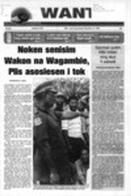 Wantok Niuspepa--Issue No. 1279 (December 31, 1998)