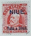 Stamp: New Zealand - Niue One Shilling