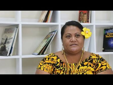 Samoa Phonics: Loraine Folau, School Teacher at Lalomalava Primary School in Samoa