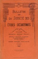 Bulletin de la Société des Études Océaniennes numéro 13