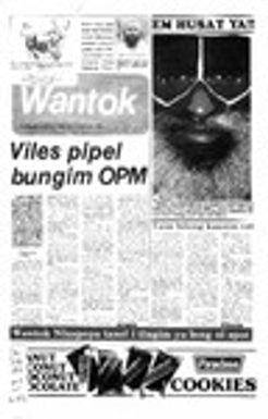 Wantok Niuspepa--Issue No. 0547 (November 24, 1984)