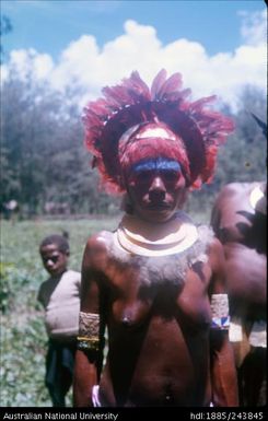 Woman in ceremonial dress