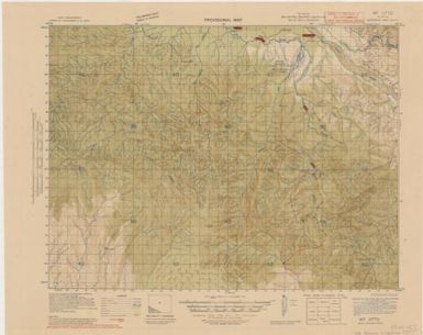 Provisional map, northeast New Guinea: Mount Otto (Sheet J.R. Black Map Collection / Item 37)