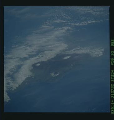 STS054-95-082 - STS-054 - Earth observations