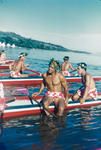 Paddlers in the 14th July Papeete Regatta