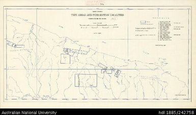 Papua New Guinea-Indonesia, Type Areas and Type Section Localities - North of Sepik River, BMR Report 130 Plate 23, 1967, 1:500 000
