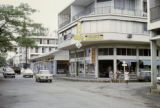 French Polynesia, Papeete street scene with Chinese shops