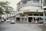 French Polynesia, Papeete street scene with Chinese shops