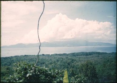 Goodenough Island from the mountain behind Mapamoiwa : D'Entrecasteaux Islands, Papua New Guinea, 1956-1958 / Terence and Margaret Spencer