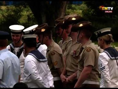 Governor General Sir Bob Dadae Honors Fallen Soldiers on ANZAC Day