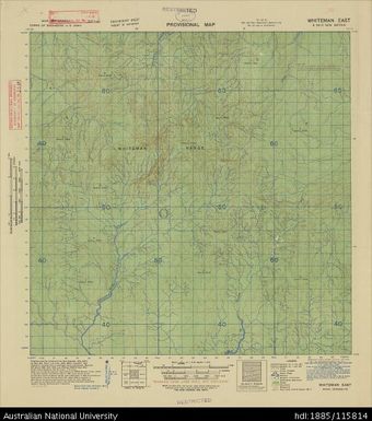 Papua New Guinea, New Britain, Whiteman East, Provisional map, Sheet B56/5, 1944, 1:63 360