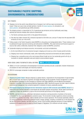 Sustainable Pacific Shipping: Environmental Considerations