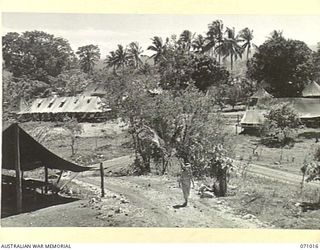 HELDSBACH MISSION, FINSCHHAFEN AREA, NEW GUINEA. 1944-03-13. A SECTION OF THE 2/3RD CASUALTY CLEARING STATION, NOW BEING RELIEVED BY THE 106TH CASUALTY CLEARING STATION, AUSTRALIAN ARMY NURSING ..