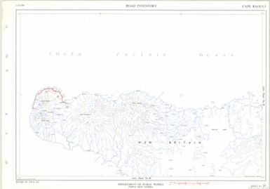 Papua New Guinea road inventory, July 1975: Cape Raoult (Sheet 37)