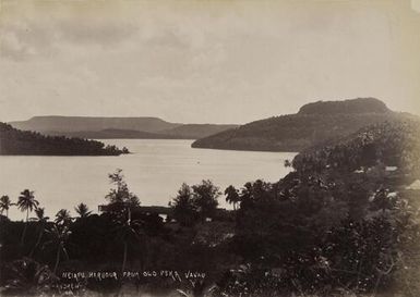 Neiafu Harbour from Old Peka Vavau