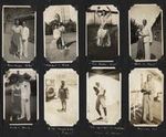 Photo album page of Buck Clayton and Derb in Hawaii
