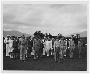 [Service Members Attending Purple Heart Ceremony]