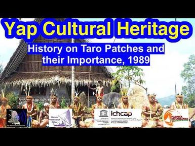 History on Taro Patches and their Importance, Yap, 1989